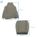 Set of 2 Bottom Back Seat Covers for Ford F250 F350 F450 F550 (2002–2007)