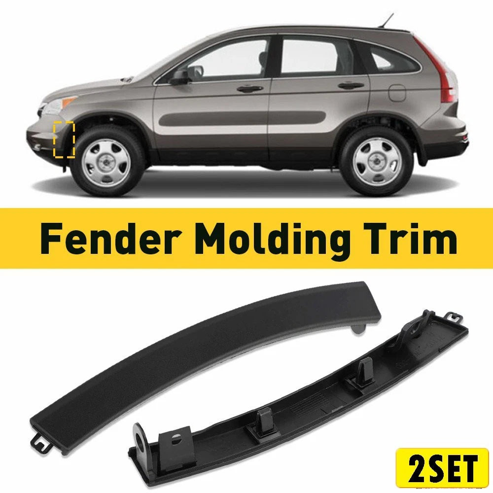 Set of 2 Bumper Wheel Molding Fender Trim Right for Honda CR-V (2007–2011) 71103-SW