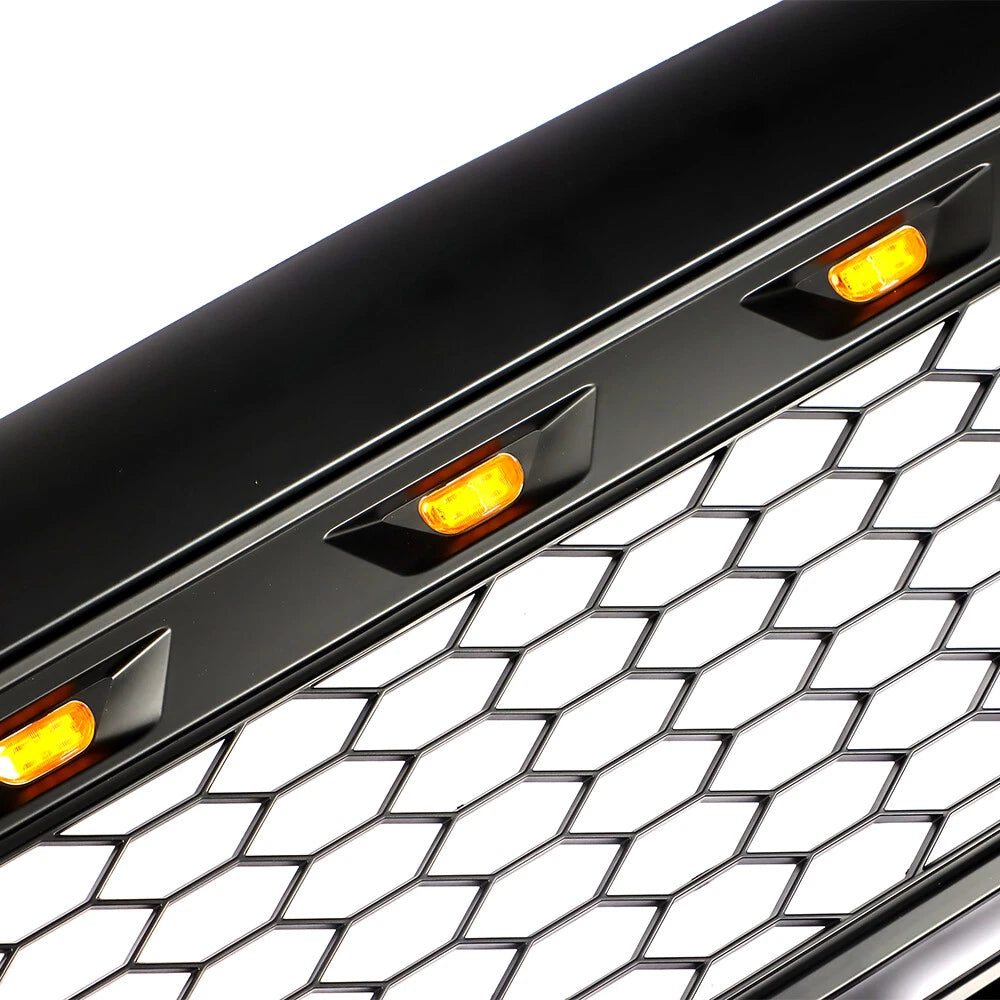 Black Plastic Front Upper Bumper Grille with LED for Toyota Tacoma (2005-2011)
