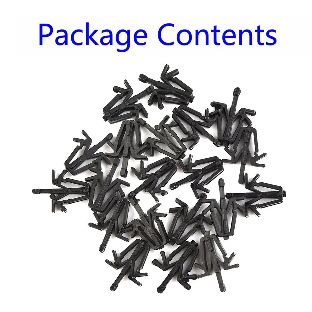 20pcs Grille Retainer Clips Plastic Black for 4Runner (1989–2002)