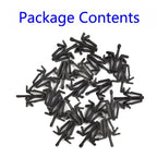 20pcs Grille Retainer Clips Plastic Black for 4Runner (1989–2002)