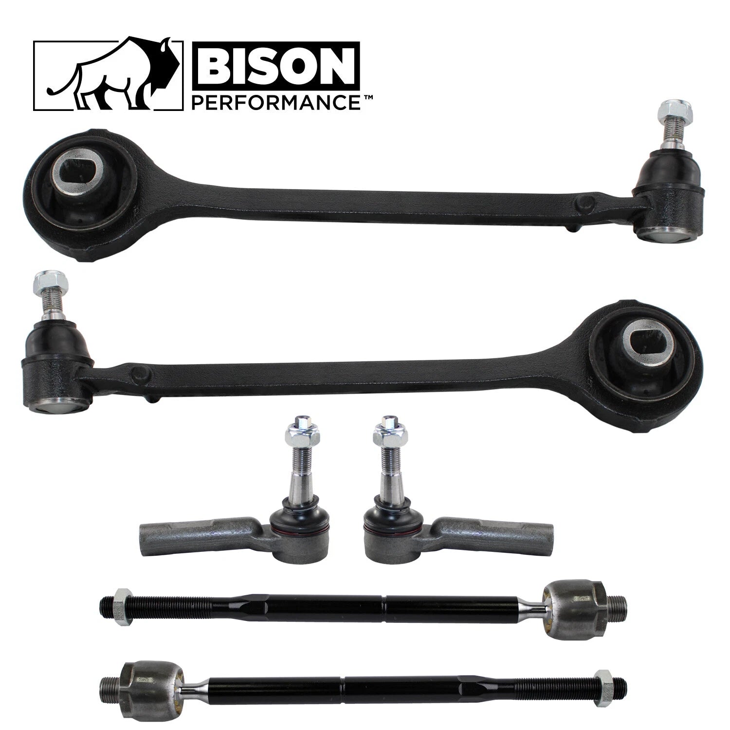 6pc Front Lower Control Arm Tie Rod End Kit for Chrysler Dodge