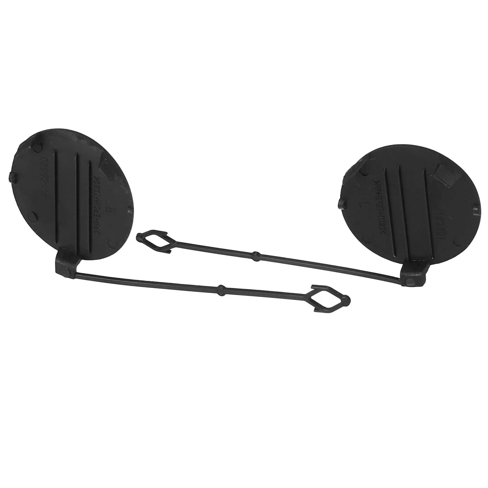 Pair Tow Hook Cover Cap Front Bumper for BMW X5 (2006-2010)