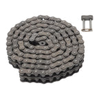 2X #80-2 Double Row Chain for Various Applications (10 Feet, 2 Connectors)