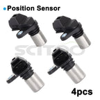 4X Crankshaft Position Sensor for Volvo S60 (2003–2009) V70 (2002–2004)