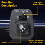 Power Mirror Switch for Ford F150 (1999–2003), Escort ZX2 (1998–1999), F250
