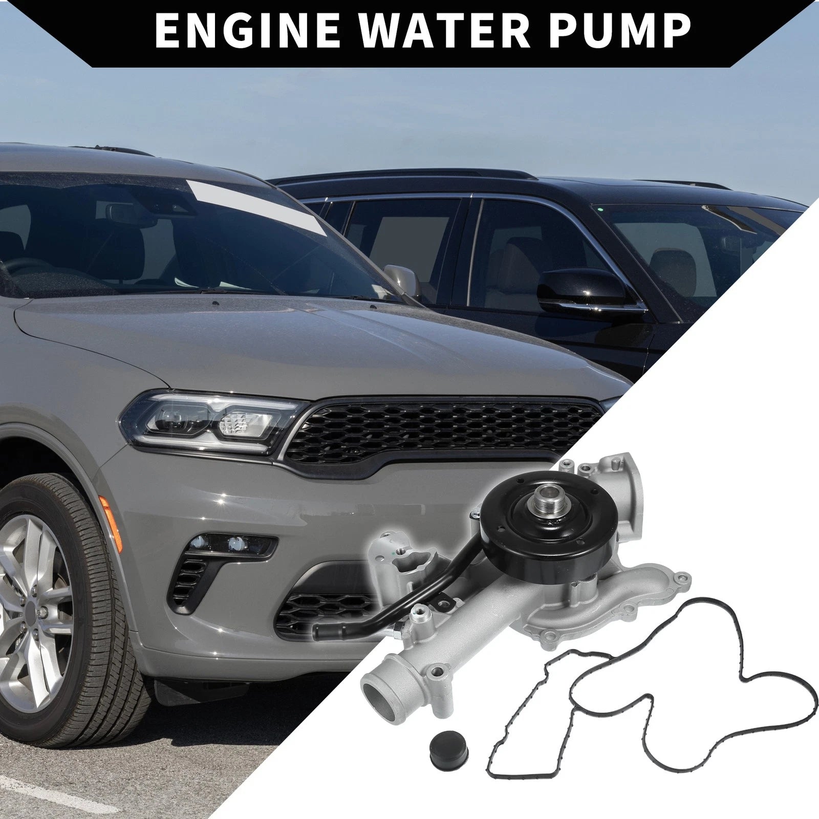 Water Pump for Chrysler Aspen (2007–2009) No. 53021380AL/5302137AB, Rubber Band Kit