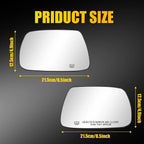 Heated Mirror Glass for Jeep Grand Cherokee (2006–2009) Left & Right V