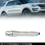 Chrome Front Left Exterior Door Handle for Ford Explorer (2011-2017)