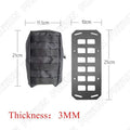 MOLLE Panel Organizer Storage Bag for Universal Black Tactical Car Seat Back