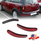 Set of 2 Red Lens Rear Bumper Reflector Lights for Mini Cooper Clubman (2008–2014)