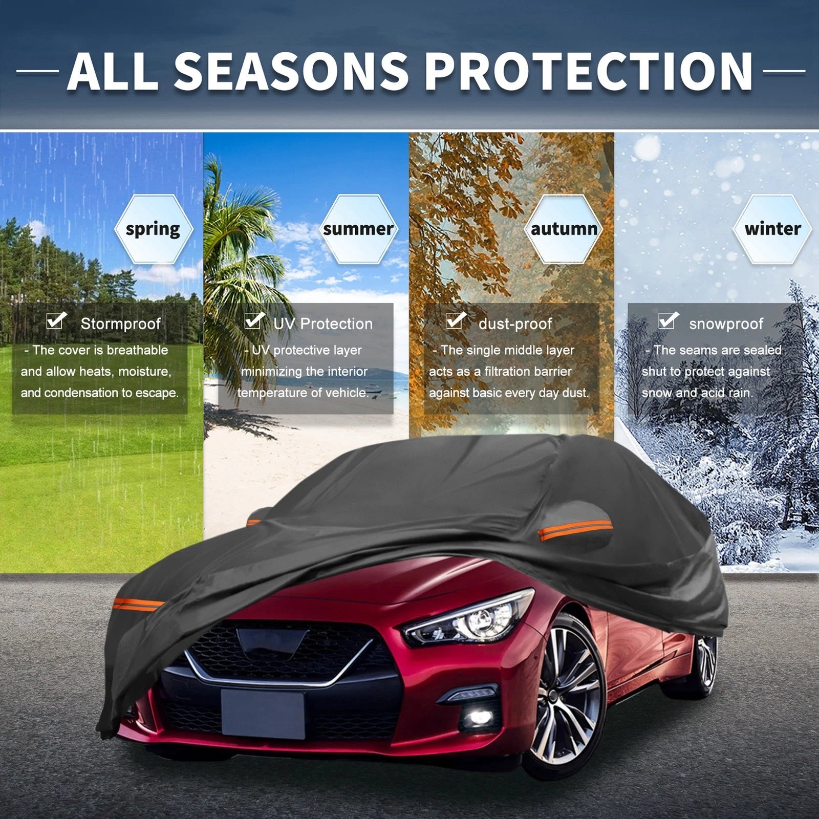 Waterproof Car Cover for Nissan Skyline (All Weather)