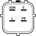 Alternator for J&N 400-52269R-JN