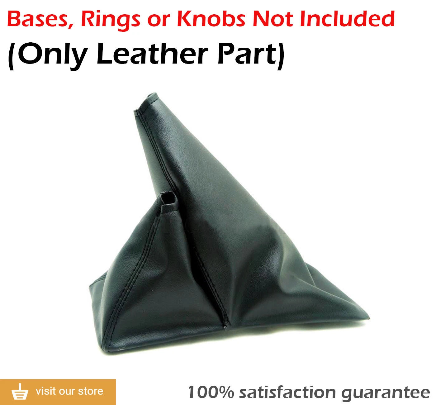 Manual Shift Boot for Toyota 4Runner (1984–1989) Black Leather Synthetic