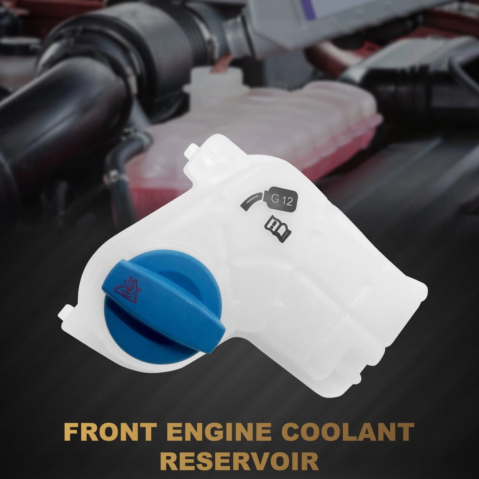 Coolant Tank Reservoir Overflow Bottle with Cap for Audi A4 (2002–2009)
