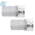 2X Type E Aluminum Cam Groove Hose Fitting for Global 3" Hose ID