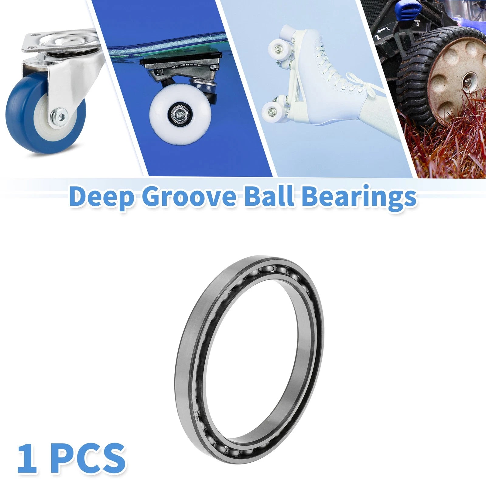 Deep Groove Ball Bearing P5 for Scooter Skateboard Wheel (130x165x18mm)