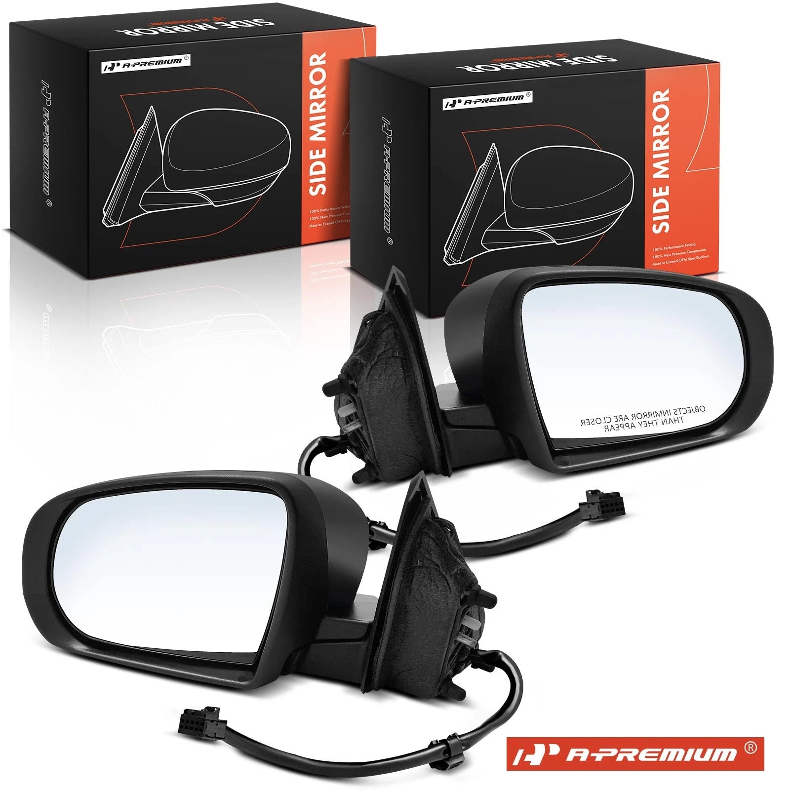 2X Power Mirror with Manual Folding for Jeep Cherokee KL (2014–2018)