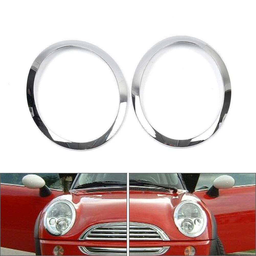 Headlight Ring Trim Bezel Cover for BMW Mini Cooper R50 R52 R53 (2001–2006)