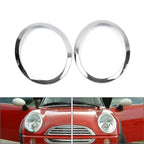 Headlight Ring Trim Bezel Cover for BMW Mini Cooper R50 R52 R53 (2001–2006)