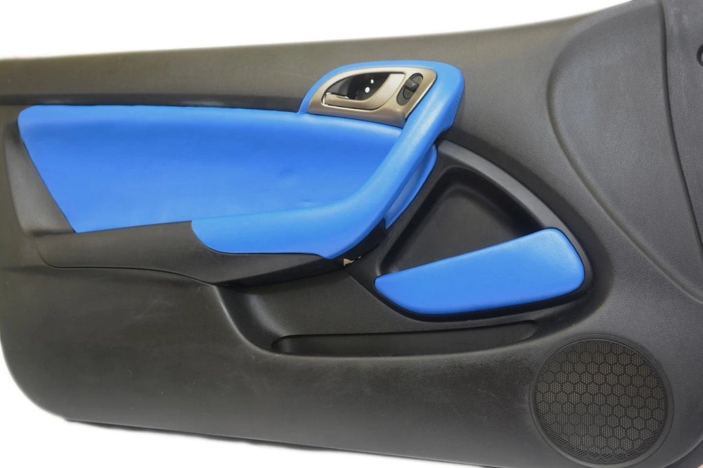 Front Door Handle Cover for Acura RSX (2002–2006) Blue Leather Synthetic