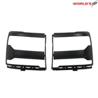Headlight Trim Bezel Set for Chevy Silverado 1500 (2016–2018) Paintable