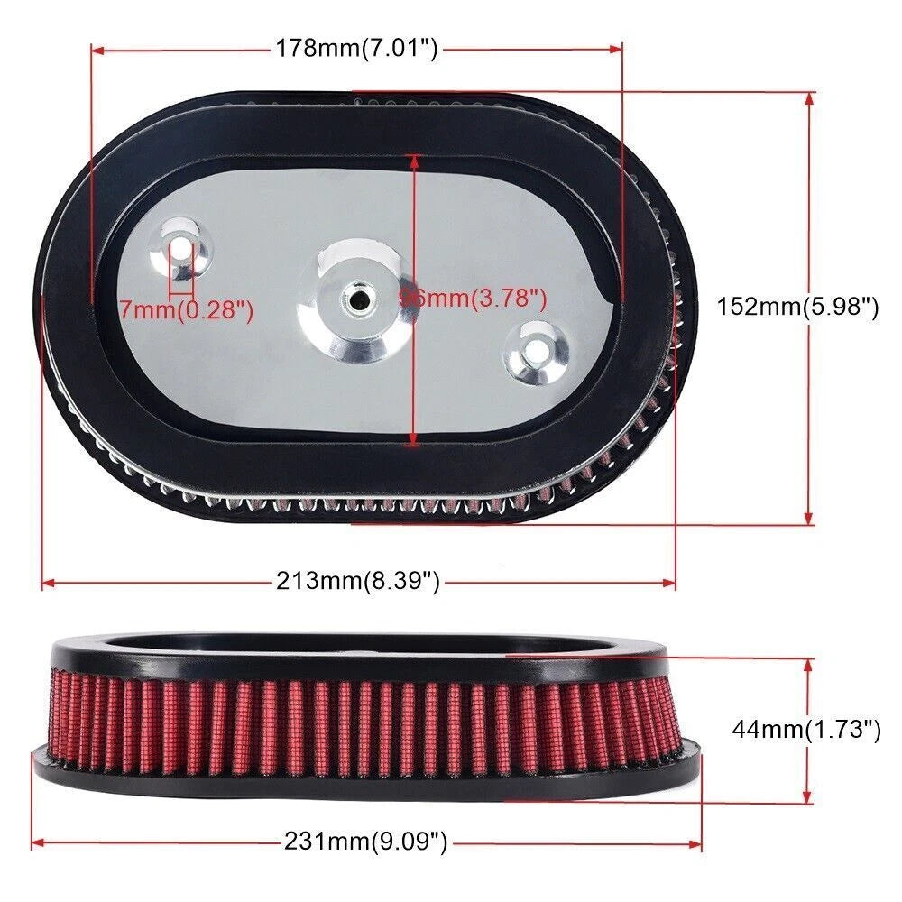 Replacement Air Filter for Harley M8 Touring/Softail (2017–2023)