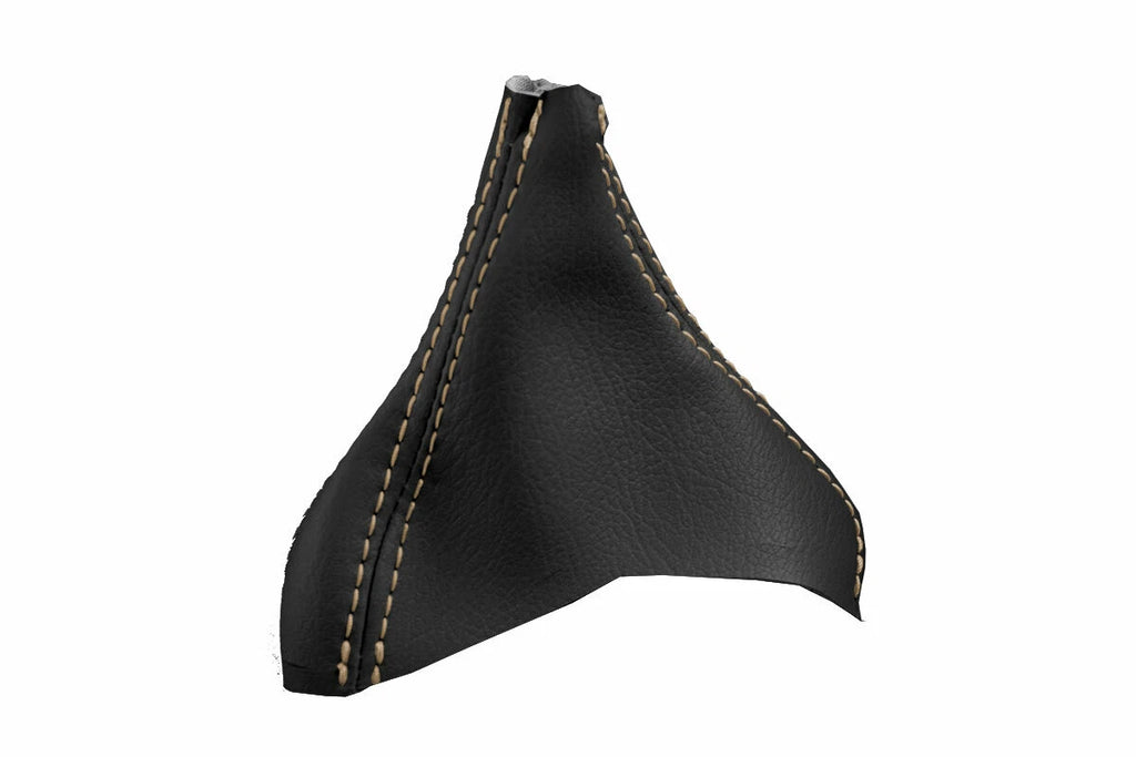 Leather Automatic Shift Boot Cover for Volvo XC90 (2003–2014) Black Beige