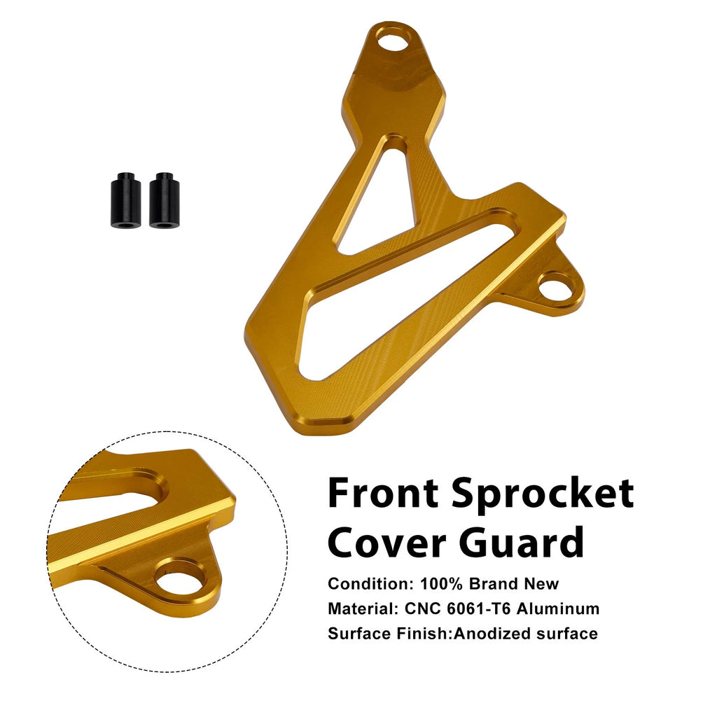 Front Sprocket Cover Guard for Suzuki DR-Z400SM (2000–2024) DRZ400/S/E Gold
