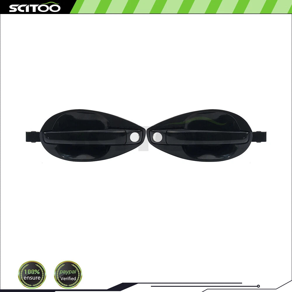 Set of 2 Outer Front Left Right Door Handle Catch for Hyundai Tiburon (2003–2008)