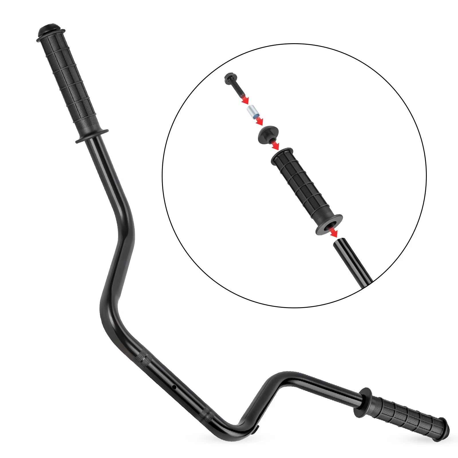 Handlebars with Grips for Honda Foreman 450 TRX450FM (1998–2001)