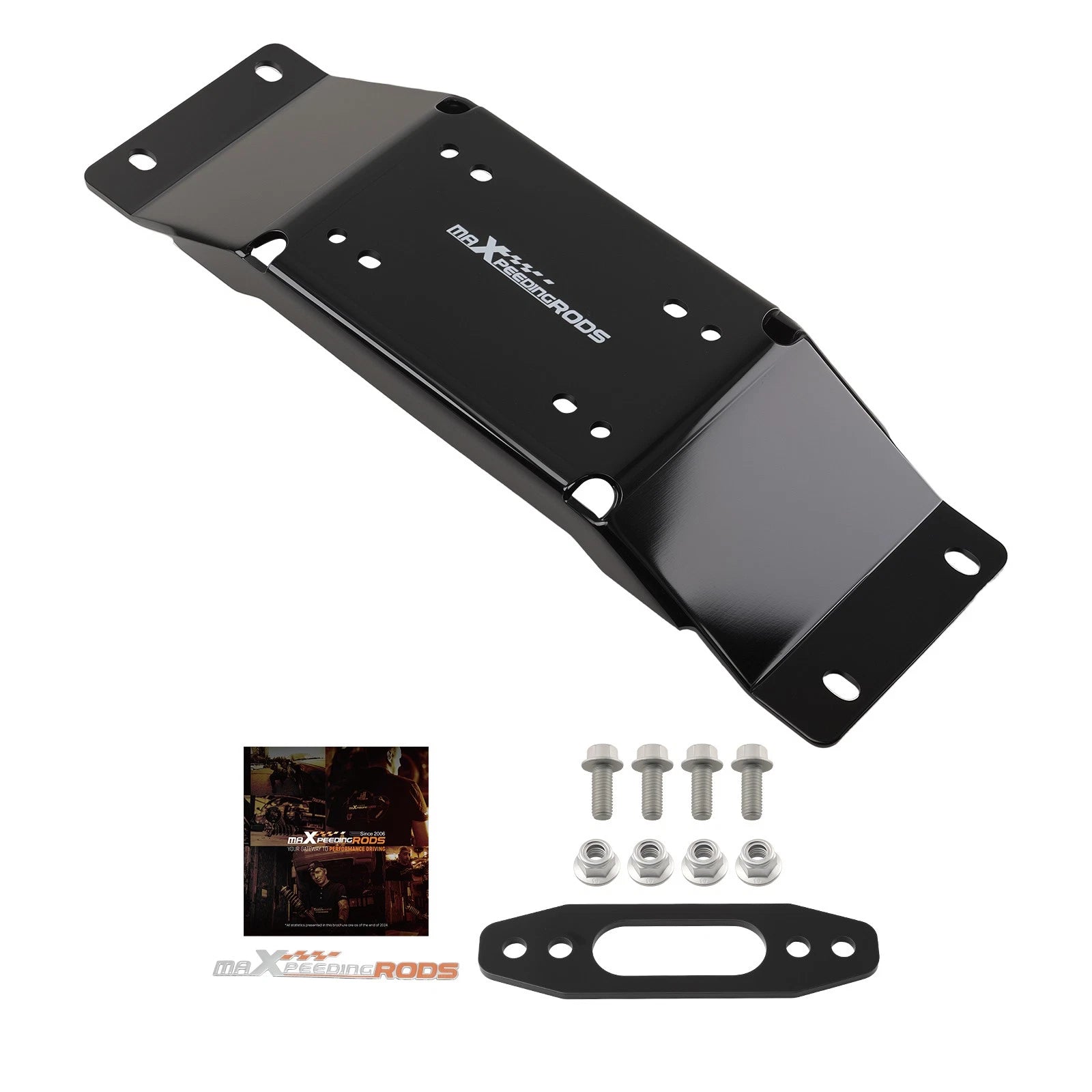 Winch Plate Mount Kit for Polaris Ranger Midsize Sportsman 570 Crew (2022–2025)