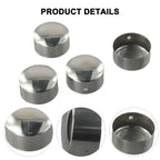 Set of 4 Round End Caps 45mm for Handrail Water Protection