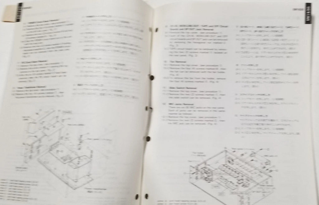 Yamaha EM1620 Service Manual and Parts List (Vintage)