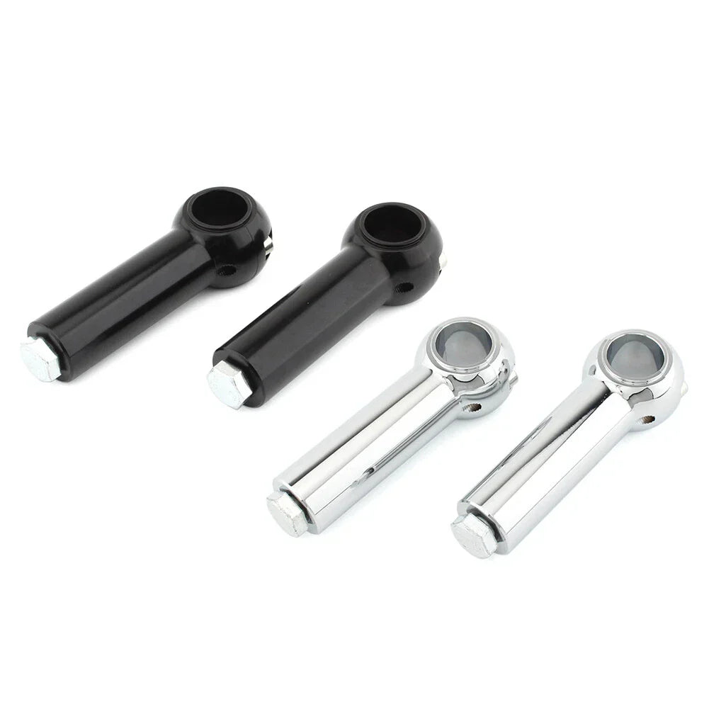 4" Handlebar Clamp Riser for Harley Davidson Cruisers  - Pair