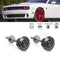 Pair Strength Carbon Fiber Style Button Bumper Quick Release Fasteners for Dodge (2013–2023)