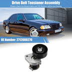 Drive Belt Tensioner Assembly for Mercedes-Benz C 230 Kompressor (2003–2007) 2712000270