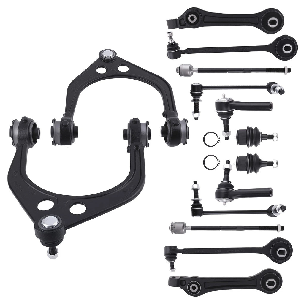 14x Front Control Arm, Ball Joint, Tie Rod, Sway Bar for Chrysler 300 (2005–2010)
