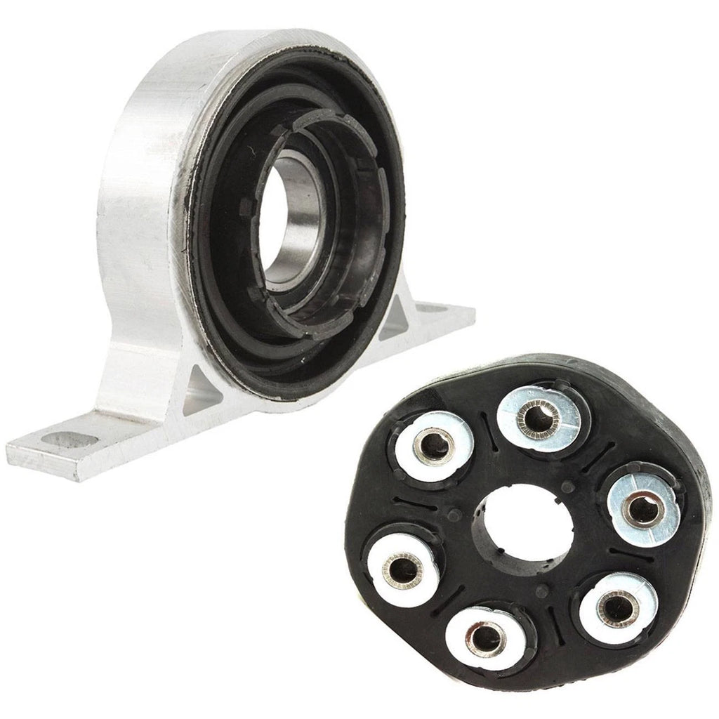 Driveshaft Flex Disc and Center Support Bearing Kit for BMW E60 E63 E64 (2003-2010)