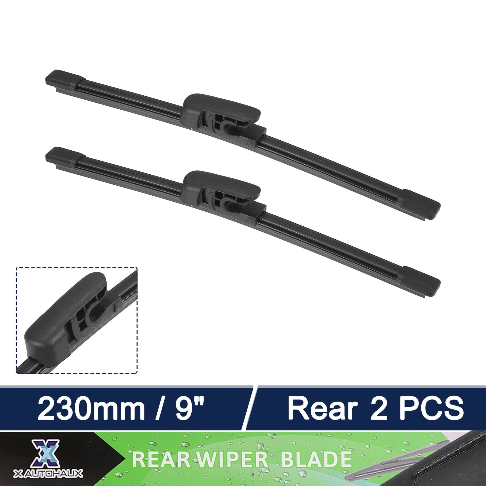2X Rear Windshield Wiper Blade for Hyundai Veloster (2011–2018)
