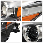 Headlamp Assembly for Mazda 3 (2017–2018) LH/Driver Side Clear Halogen
