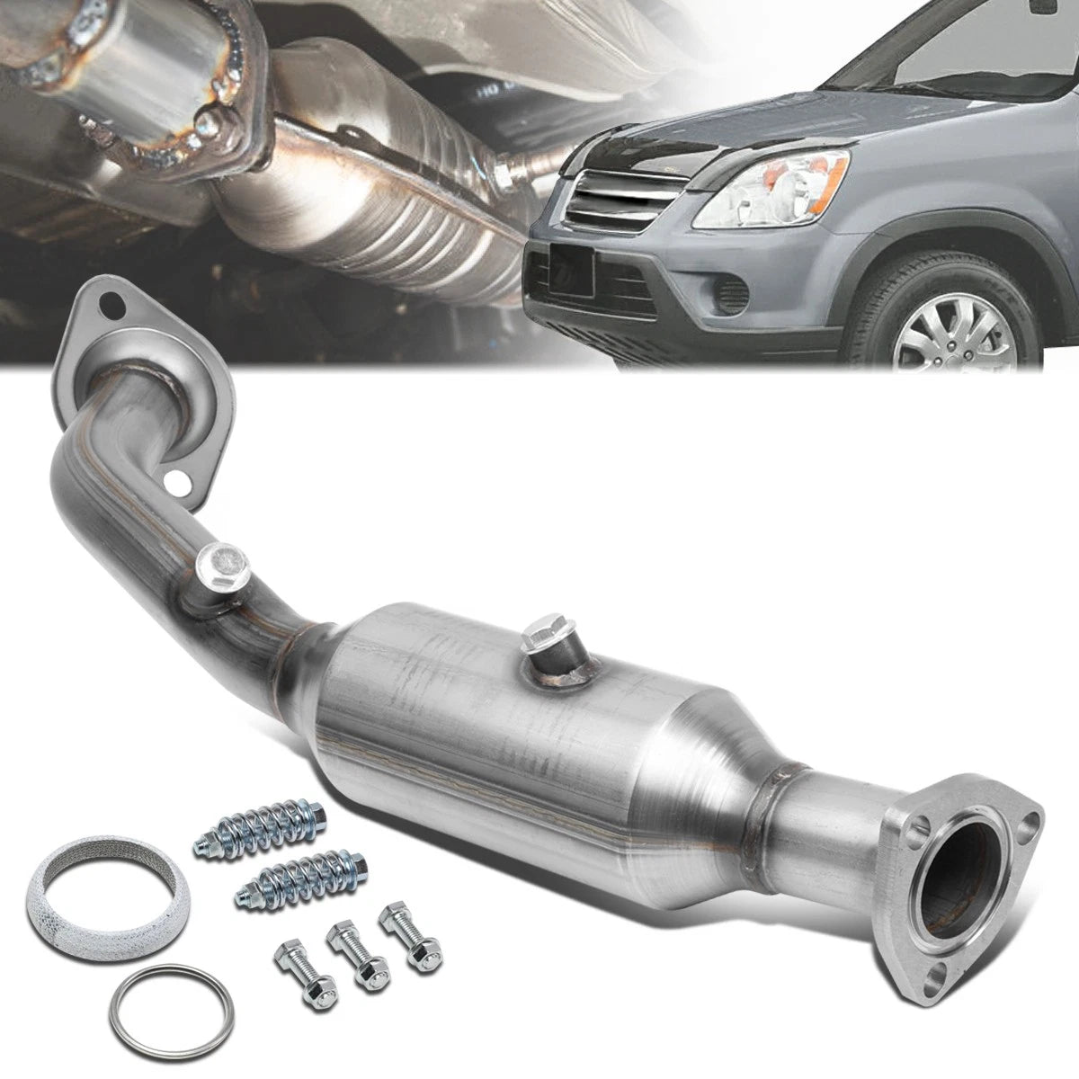 OE Style Rear Catalytic Converter Manifold Assembly for Honda CR-V (2002–2006)