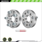 2Pcs 1" Wheel Adapters 5x100 to 5x112 12x1.5 for Toyota Corolla Chrysler Sebring (2000–2010)