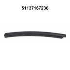 Black/Silver Finish Rear Door B Pillar Cover Trim for MINI Clubman (2007–2014)