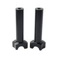 6" Black Straight Handlebar Risers for Harley Heritage Softail Dyna FXD