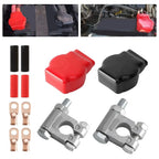 Boat Battery Terminal Kit for Top Post Batteries (Zinc Alloy)