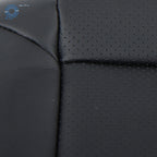 Black Leather Perforated Driver Bottom Seat Cover for Chevy Camaro (2010–2015)
