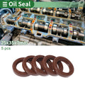 Set of 5 Oil Seal Rotary Shaft Seal FKM Rubber 25x35x7mm