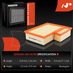 2X Engine Air Filter for Ford Transit-150 Transit-250 350 350 HD (2015-2023)