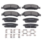 Front & Rear Ceramic Brake Pads Kit for Chevrolet Avalanche Tahoe (2008–2014)